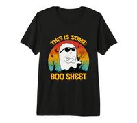 This Is Some Boo Sheet Retro Cute Ghost Gafas de Sol Halloween Camiseta Premium