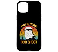 This Is Some Boo Sheet Retro Cute Ghost Gafas de Sol Halloween Carcasa para iPhone 15 Plus