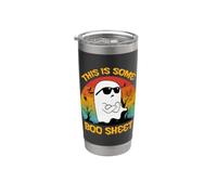 This Is Some Boo Sheet Retro Cute Ghost Gafas de sol Halloween Vaso térmico de acero inoxidable de doble pared