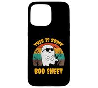 This Is Some Boo Sheet Retro Funny Ghost Halloween Hombres Mujeres Carcasa para iPhone 15 Pro MAX