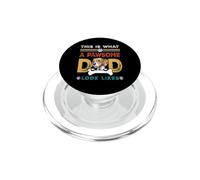 This Is What A Pawsome Dad Look Likes Beagle Dog Dad PopSockets PopGrip para MagSafe