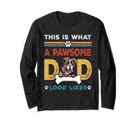 This Is What A Pawsome Dad Look Likes Boxer Dog Dad Manga Larga