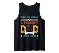 This Is What A Pawsome Dad Look Likes Cane Corso Dog Dad Camiseta sin Mangas