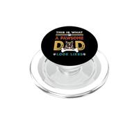 This Is What A Pawsome Dad Look Likes German Shepherd Dog PopSockets PopGrip para MagSafe