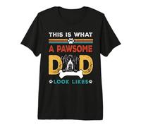 This Is What A Pawsome Dad Look Likes Great Dane Dog Dad Camiseta Premium