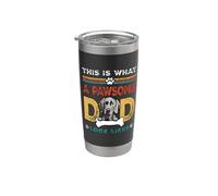 This Is What A Pawsome Dad Look Likes Weimaraner Dog Dad Vaso térmico de acero inoxidable de doble pared