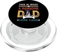 This Is What A Pawsome Dad Look Likes Whippet Dog Dad PopSockets PopGrip para MagSafe