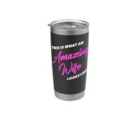 This is What an Amazing Wife Looks Like - Funny Sarcastic Vaso térmico de acero inoxidable de doble pared