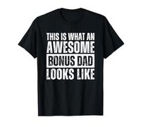 This Is What An Awesome Bonus Dad Looks Like Camiseta