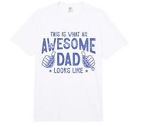 This Is What An Awesome Dad Looks Like Comfort Colors Adult Heavyweight T-Shirt