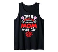 This Is What An Awesome Mom Looks Like Mothers Day For Mommy Camiseta sin Mangas