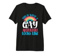 This is What Gay Accountant Looks Like LGBT Gay Accountant Camiseta Premium
