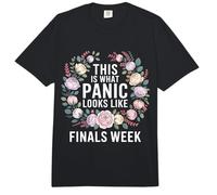 This Is What Panic Looks Like Finals W omfort Colors Adult Heavyweight T-Shirt