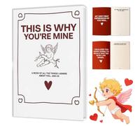 This Is Why You're Mine - Libro de recuerdos para parejas para escribir tu historia, libro de recuerdos romántico para aniversarios, bodas y regalo del día de San Valentín, para novio, novia, marido y