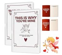 This Is Why You're Mine - Libro de recuerdos para parejas para escribir tu historia, libro de recuerdos romántico para aniversarios, bodas y regalo del día de San Valentín, para novio, novia, marido y