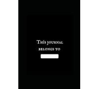 This Journal Belongs To