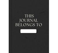 This journal Belongs To