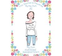 This Journal Is Powered By My Own AI My Own AWESOME IMAGINATION!!!: 8.5X11" 184 blank lined cream pages cute gift writing notebook for women and girls