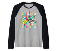 This Kid Loves The 90's Party, Outfit 1990s Costume 90's Love Camiseta Manga Raglan
