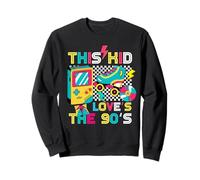 This Kid Loves The 90's Party, Outfit 1990s Costume 90's Love Sudadera