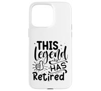 This Legend Has Retired Carcasa para iPhone 15 Pro MAX