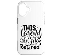 This Legend Has Retired Carcasa para iPhone 16