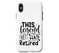 This Legend Has Retired Carcasa para iPhone X/XS