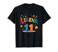 This Legend Is Now 11 - Regalo de cumpleaños para niños de 11 años Camiseta, Hombre, Negro, XL