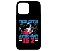 This Little Astronaut Is 2 Second Birthday Outerspace Bday Carcasa para iPhone 13 Pro MAX