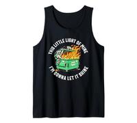 This Little Light of Mine contenedor Fuego Funny Office Work Camiseta sin Mangas