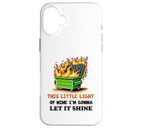 This Little Light of Mine contenedor Fuego Funny Office Work Carcasa para iPhone 16 Plus