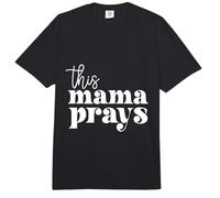 This Mama Prays Alabanza Y Adoración Día De La Madre Christian Mom Comfort Colors Adult Heavyweight T-Shirt