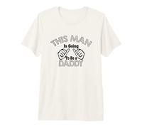 This Man Is Going To Be A Daddy Funny New Dad Día del Padre Camiseta Premium