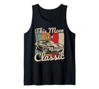 This Mom Is A Classic Car Fanatic Driving Motor Cumpleaños Camiseta sin Mangas