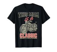 This Mom Is A Classic Motorcycle Mother's Day Mechanic Biker Camiseta