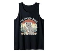 This Mom Loves Koalas Vintage Retro Animal Design Camiseta sin Mangas