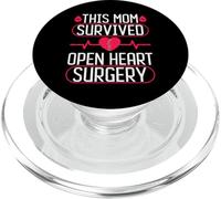 This Mom Survived Open Heart Surgery Recovery Operation PopSockets PopGrip para MagSafe