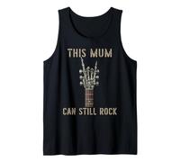 This Mum Can Still Rock On Skeleton Hand Guitar Birthday Camiseta sin Mangas