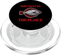 This Must Be The Plaice Fish Plaice Music Band Juego de Palabras PopSockets PopGrip para MagSafe