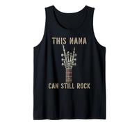 This Nana Can Still Rock On Skeleton Hand Guitar Birthday Camiseta sin Mangas