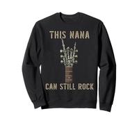 This Nana Can Still Rock On Skeleton Hand Guitar Birthday Sudadera