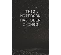 This Notebook Has Seen Things: A Minimalist Lined Notebook for Thoughts, Notes, and Things Better Written Down Than Said Out Loud