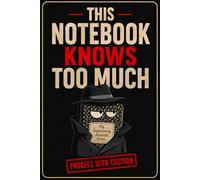 This Notebook Knows too Much: A Funny Gag Gift Journal for Secrets, Confessions, Random Thoughts, and Things That Should Probably Stay Private