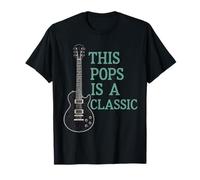 This Pops Es Un Guitarrista Clásico Del Padre Música Rock Camiseta