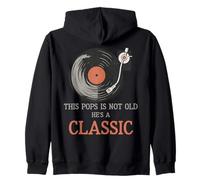 This Pops Is Not Old, es un clásico vinilo retro para el Día del Padre Sudadera con Capucha