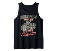 This Pops Is Not Old Hes un motor de motocicleta clásico y divertido Camiseta sin Mangas