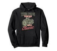 This Pops Is Not Old Hes un motor de motocicleta clásico y divertido Sudadera con Capucha