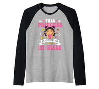 This Princess Is Going To 1st Grade Back To School For Girls Camiseta Manga Raglan