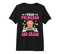 This Princess Is Going To 2nd Grade Back To School For Girls Camiseta Premium