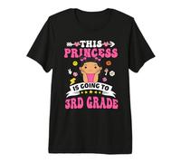 This Princess Is Going To 3rd Grade Back To School For Girls Camiseta Premium